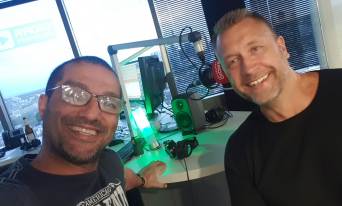 Marcell Engel on air bei Hassan Annouri „MainFrankfurt“, Radio Frankfurt