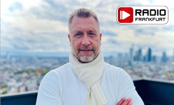Tatortreiniger Marcell Engel war bei Radio Frankfurt im Studio zu Gast und am Mikrofon