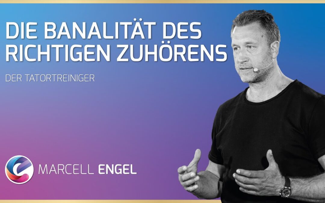 Die Banalität des richtigen Zuhörens | Der Tatortreiniger | Marcell Engel